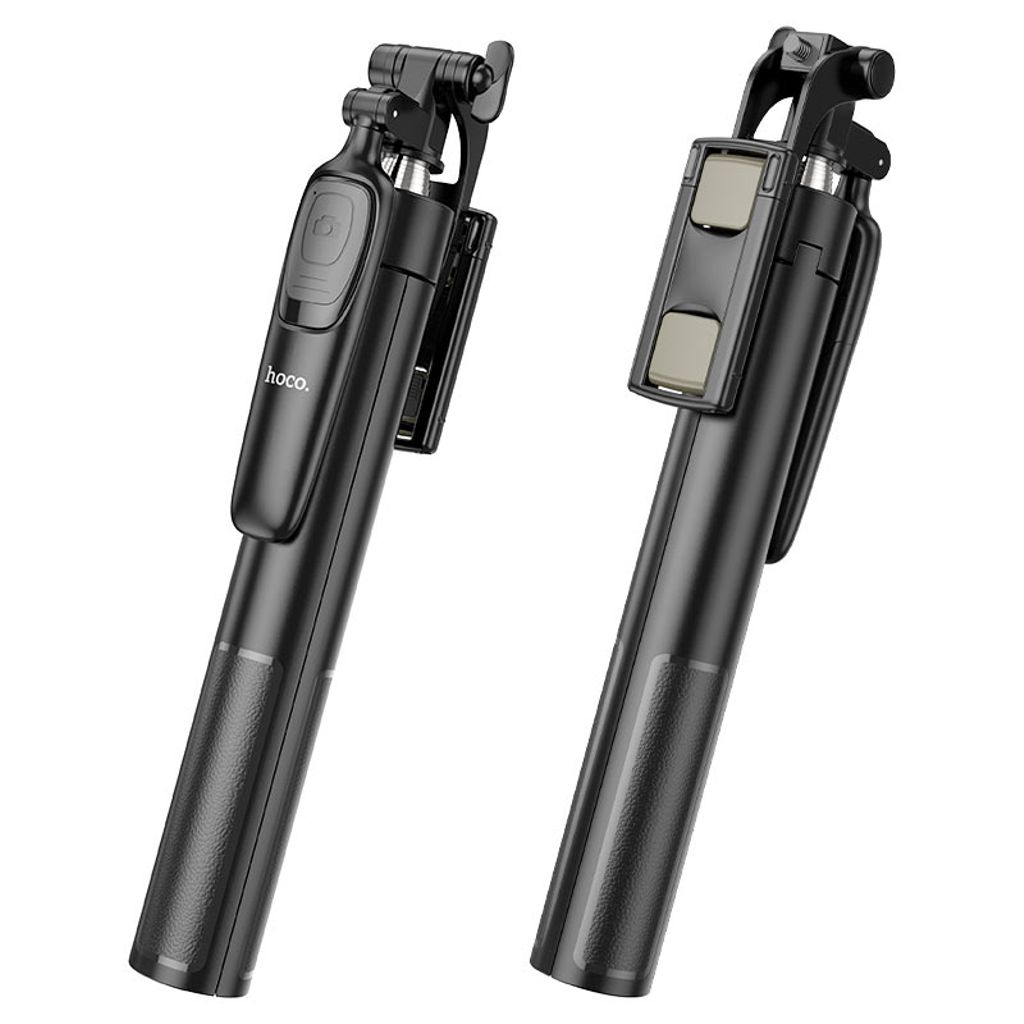 Hoco K19 Soul Live Broadcast Bluetooth Selfiestang og Stativ, 1,57 m – Svart