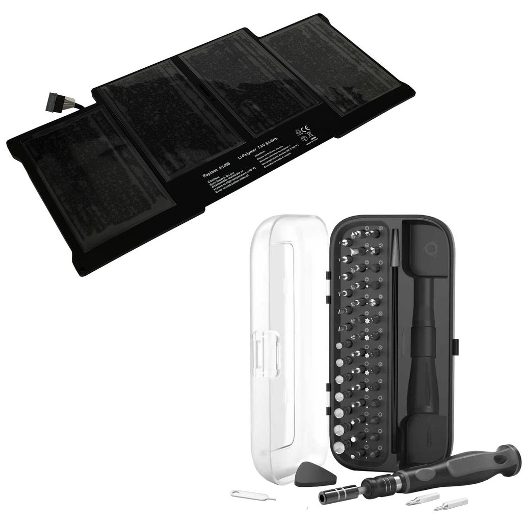 Batteri till Apple MacBook Air 13" A1466 (2013 m.fl.) med Reparationskit