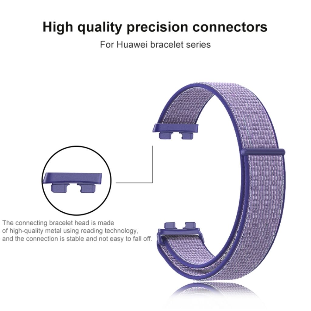 Huawei Band 8 Nylon loop Urrem - Grå