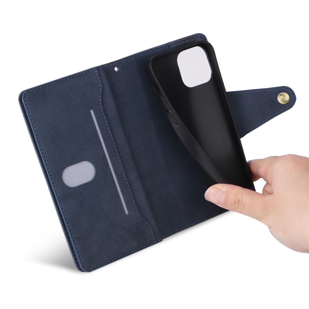 iPhone 12 Mini Kotelo Jalusta - Sininen