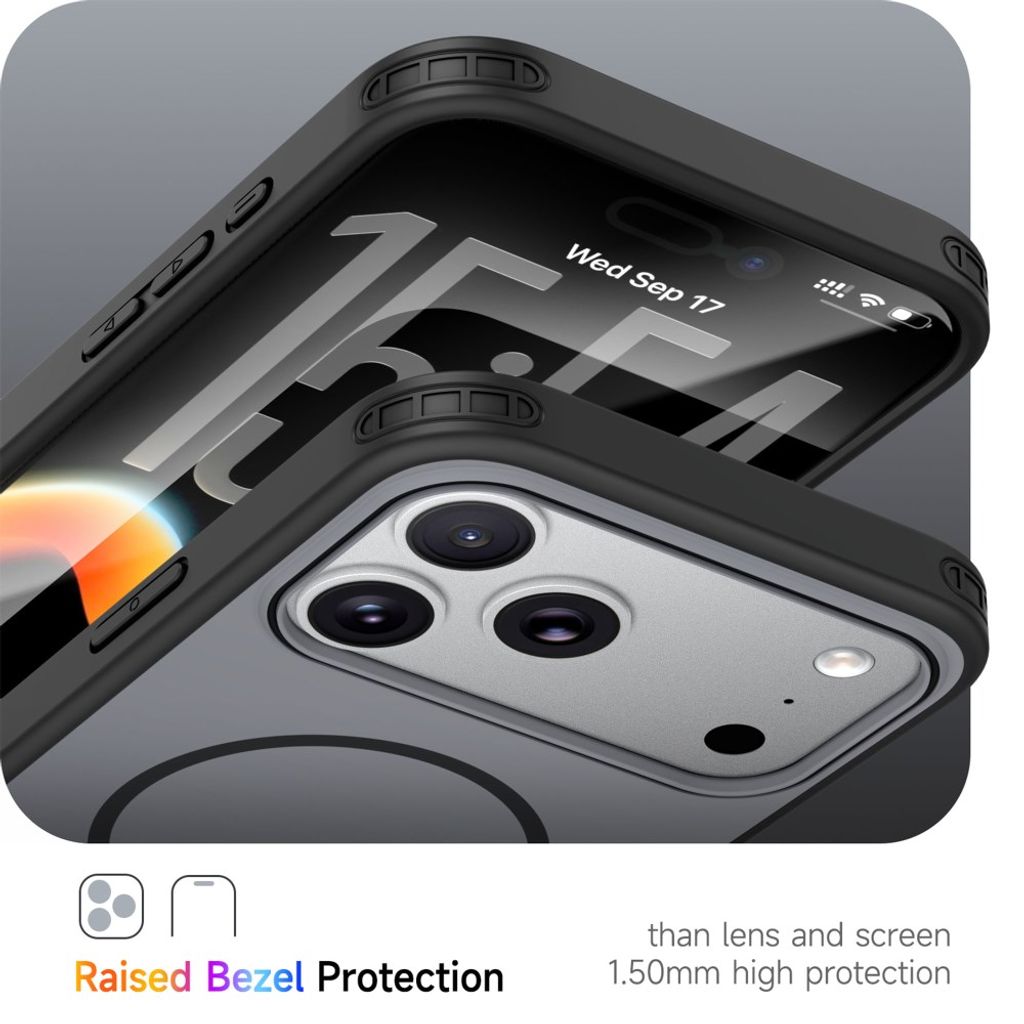 iPhone 18 Pro Max/17 Pro Max MagSafe Skal - Svart