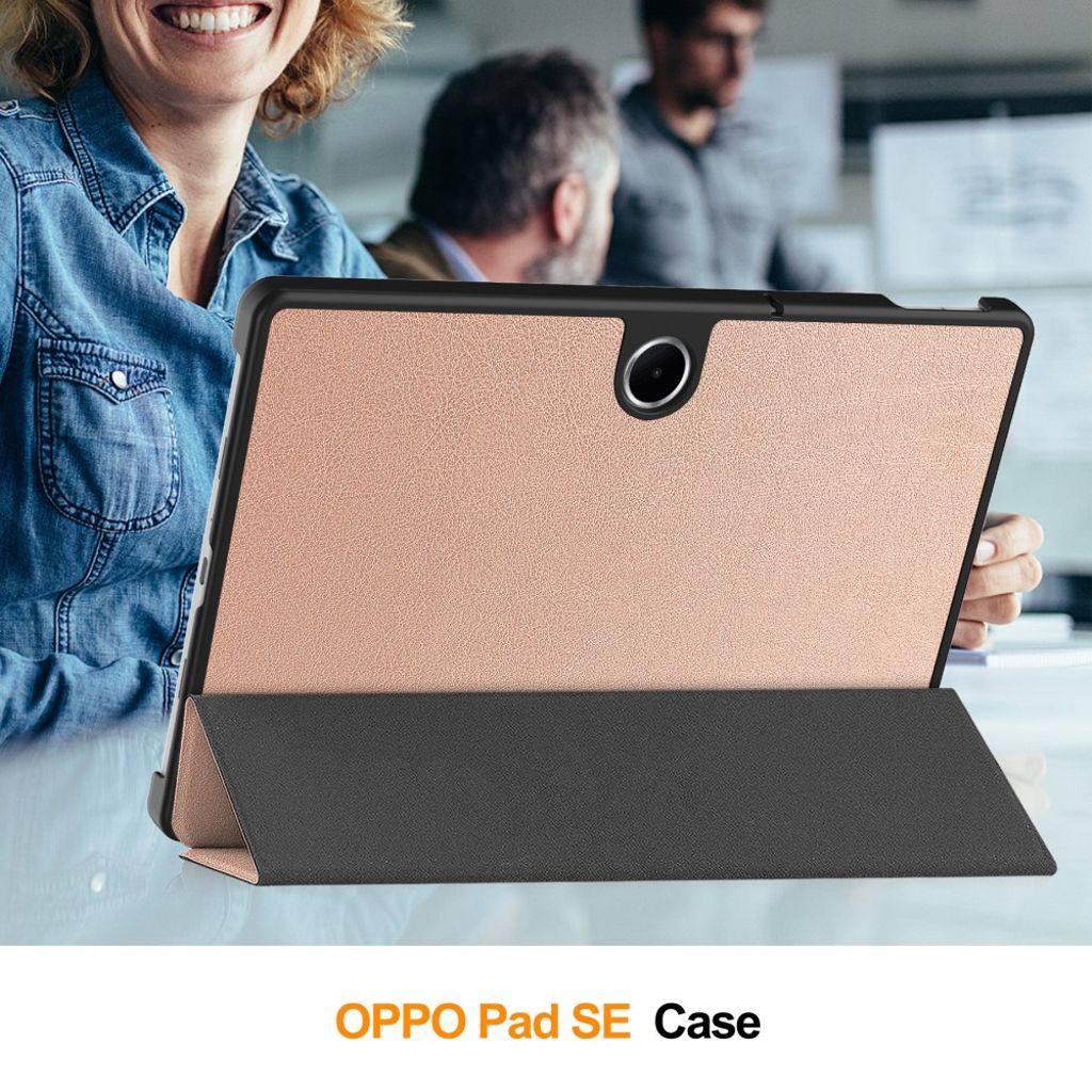 OnePlus Pad Lite / Oppo Pad SE Cover with Stand - Rose Gold
