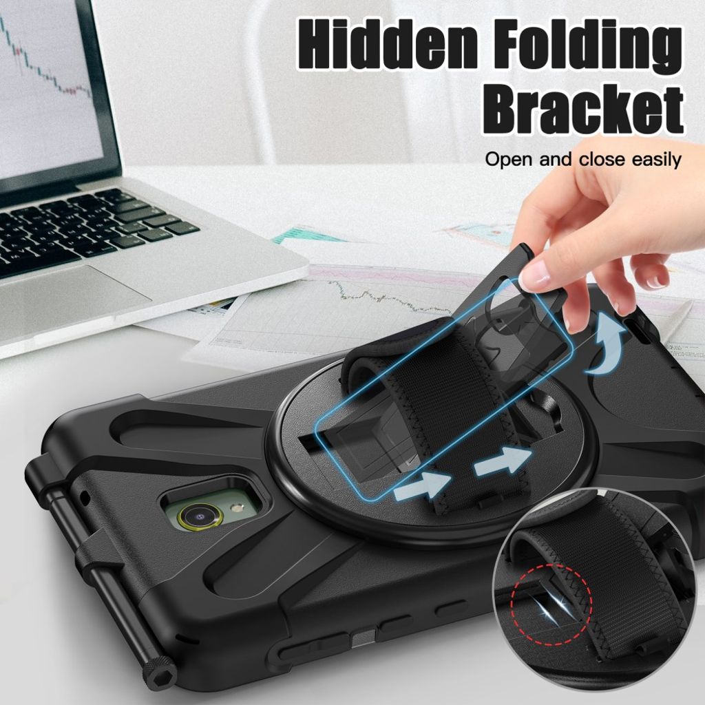 Samsung Galaxy Tab Active5/Active3 Case Kickstand - Black