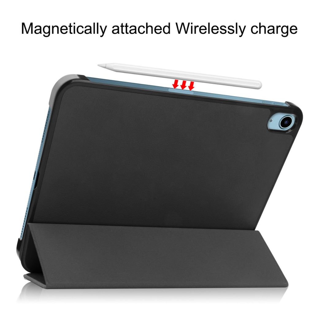 iPad A16 11" 2025 / 10.9" 2022 Tri-fold flip cover - Sort