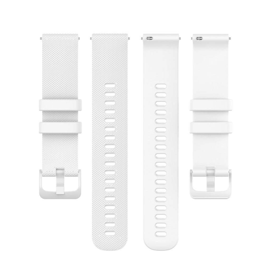 Garmin Venu/Venu SQ/Venu 2 Plus m.fl. Klokkereim i silikon - Hvit