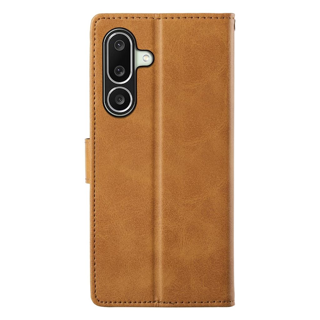 Samsung Galaxy A27 5G Lompakkokotelo Jalustalla - Keltainen