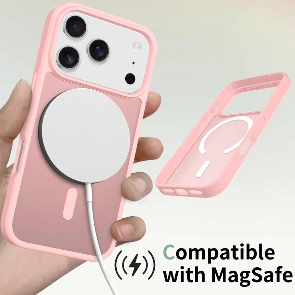 iPhone 18 Pro/17 Pro Matt Deksel - Rosa