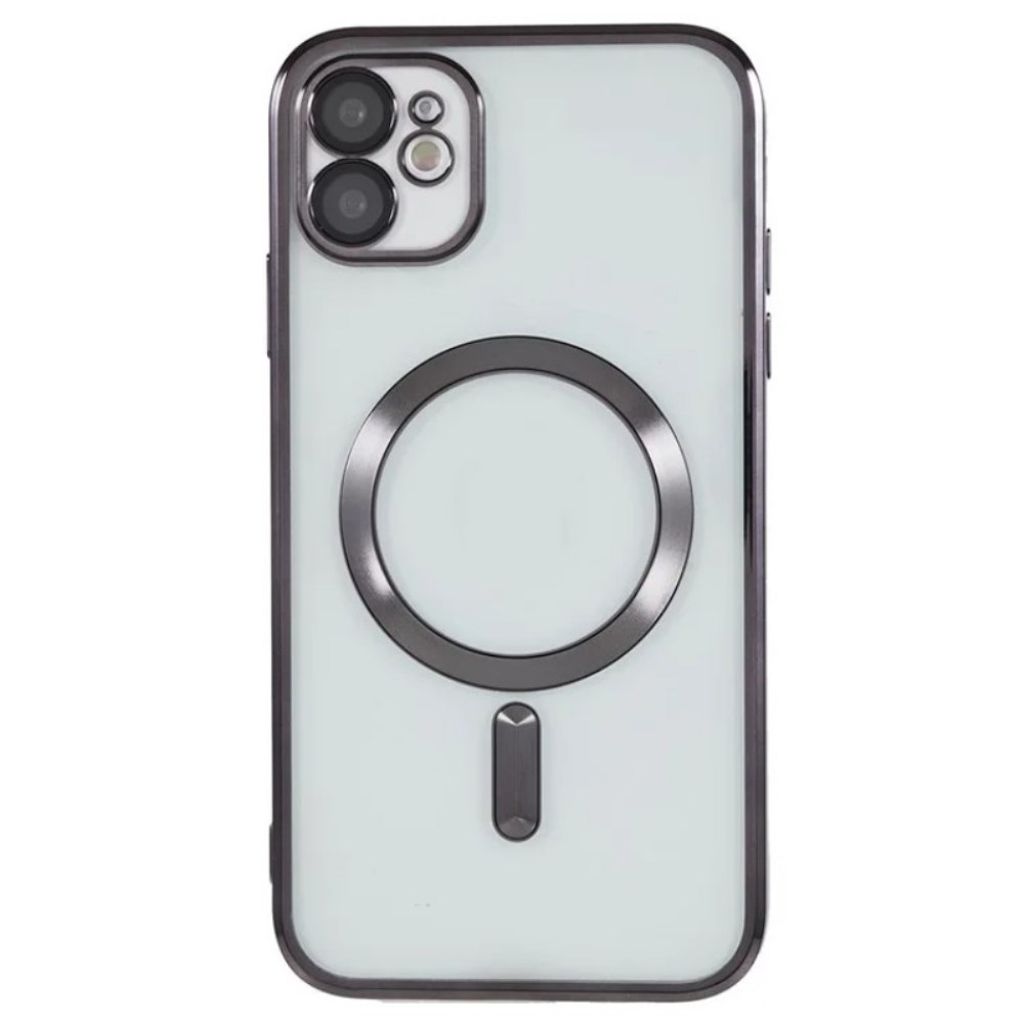 iPhone 11 MagSafe-kompatibelt skal med skärmskydd – Svart