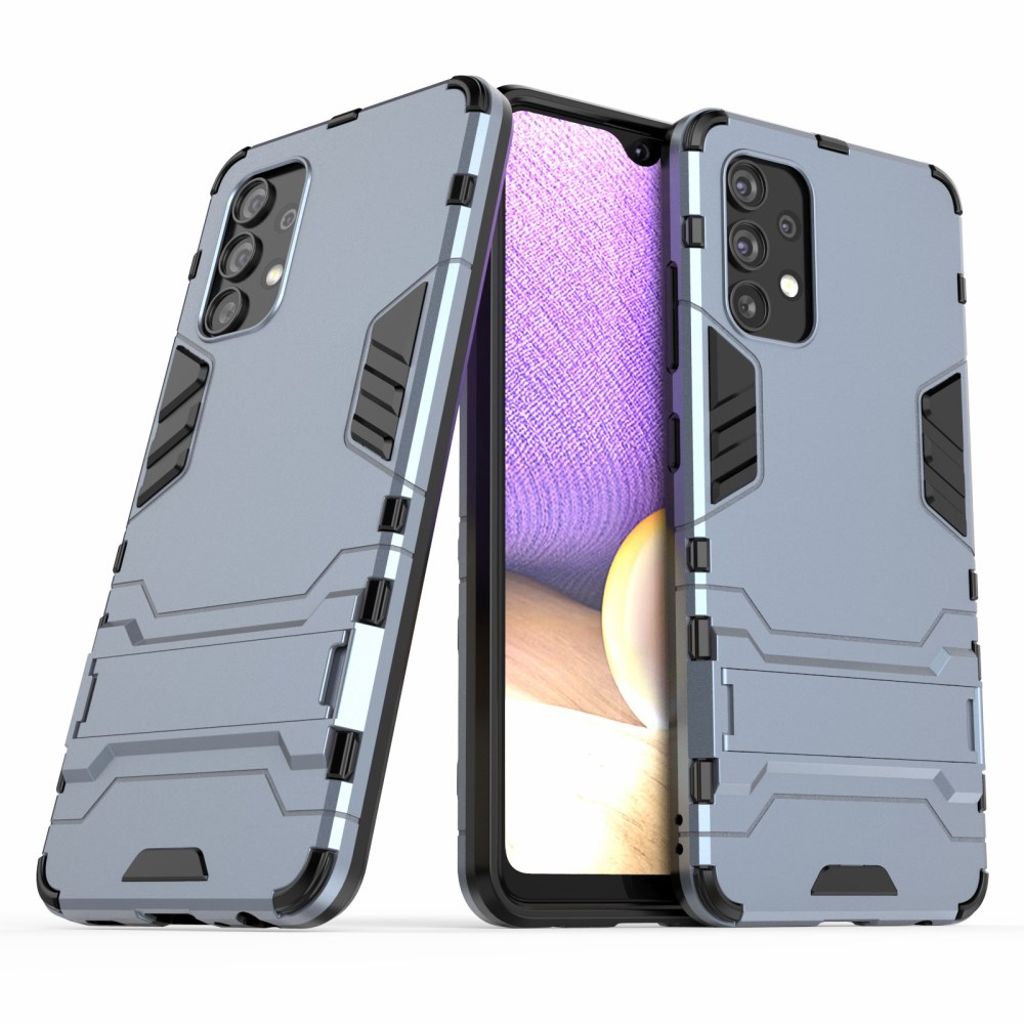 Samsung Galaxy A32 4G Kuori Jalusta - Sininen