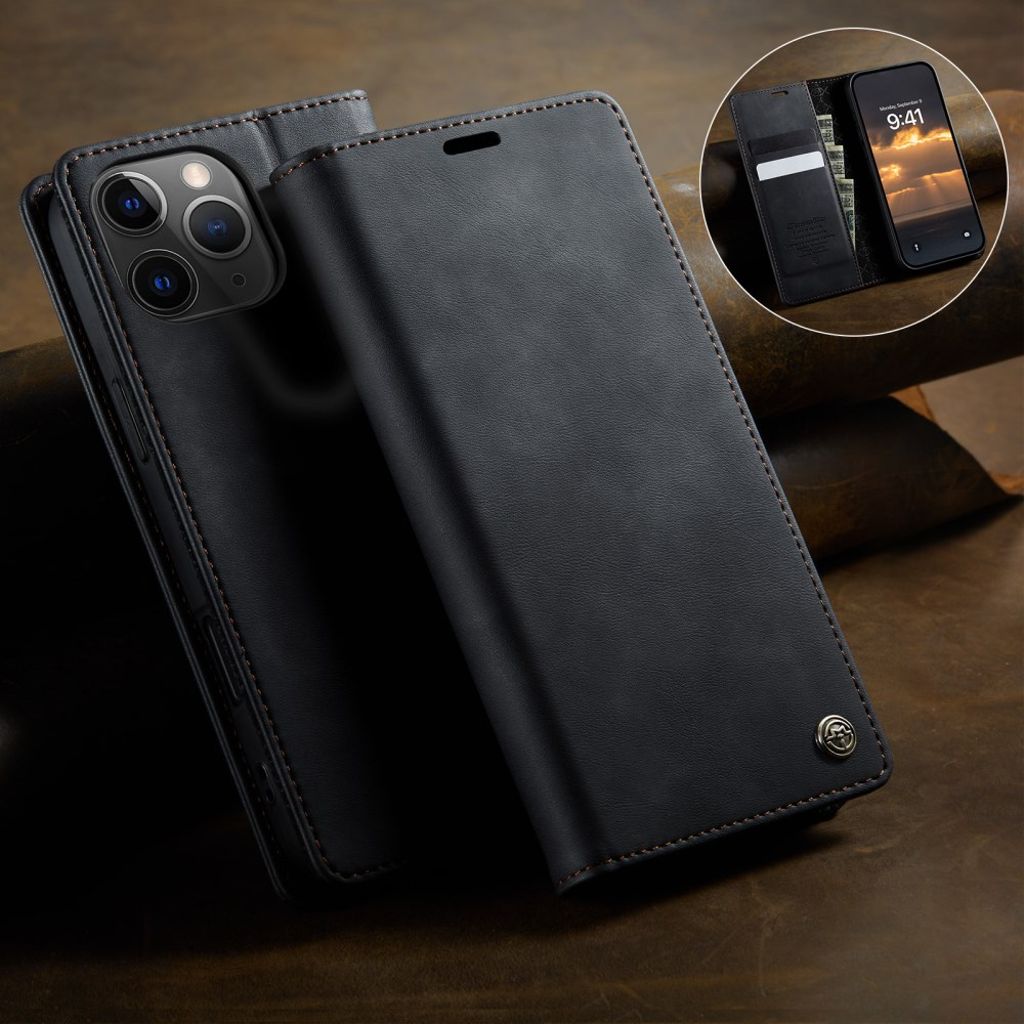 CASEME iPhone 11 Pro Cover with Stand - Black