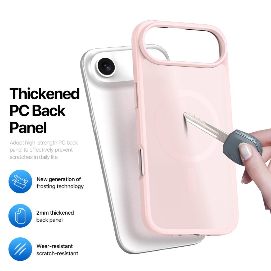 DUX DUCIS iPhone 17 Air Cover med MagSafe - Lyserød
