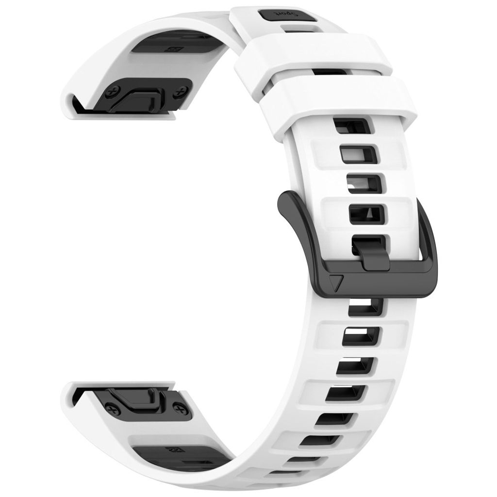 Garmin Fenix 8 43mm etc. Watch Strap - White, Black