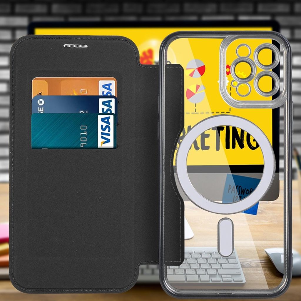 iPhone 12 Pro Etui med MagSafe - Sort