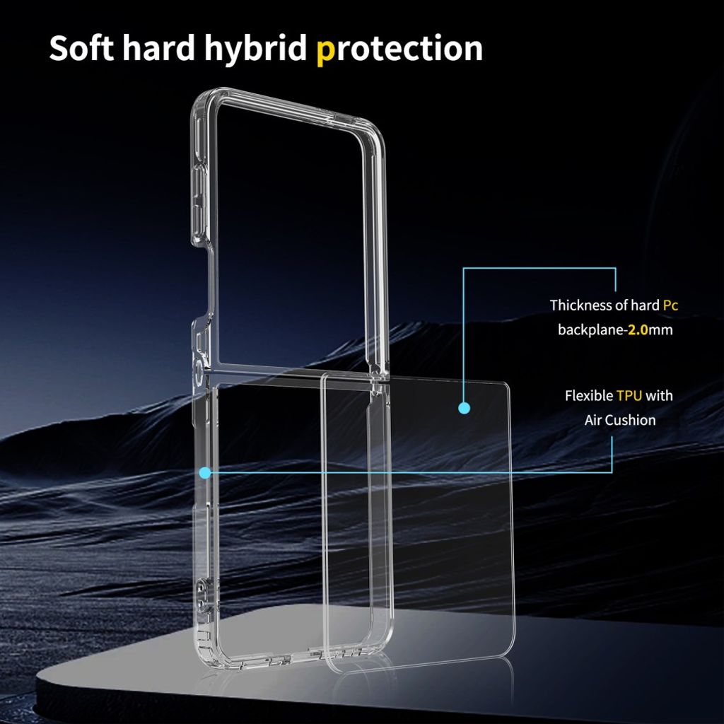 Samsung Galaxy Z Flip7 5G Skal i Akryl - Transparent