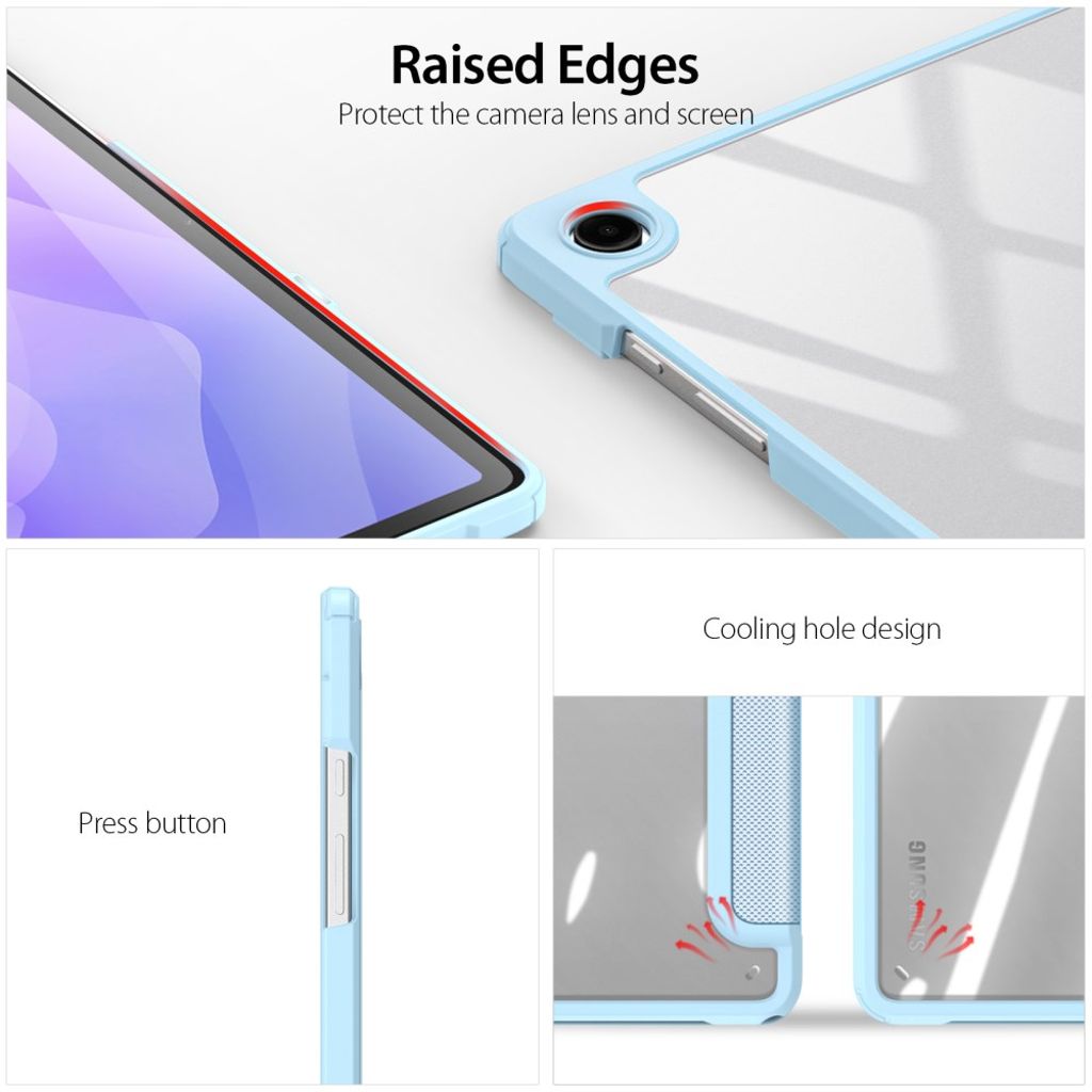 DUX DUCIS Samsung Galaxy Tab A9 Plus / Galaxy Tab A11 Plus Fodral - Ljusblå