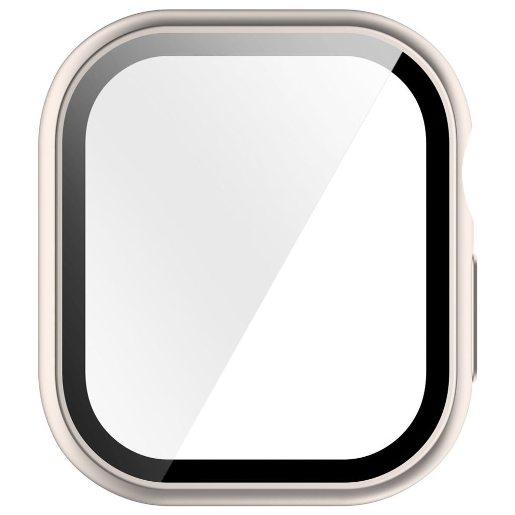 Apple Watch 12 46mm Cover med skærmbeskyttelse i hærdet glas - Sølv