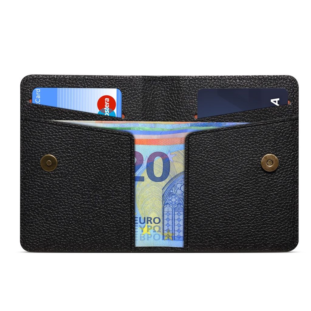 DENIOR MagSafe Wallet Magnetisk Kortholder for Mobiltelefon - Svart