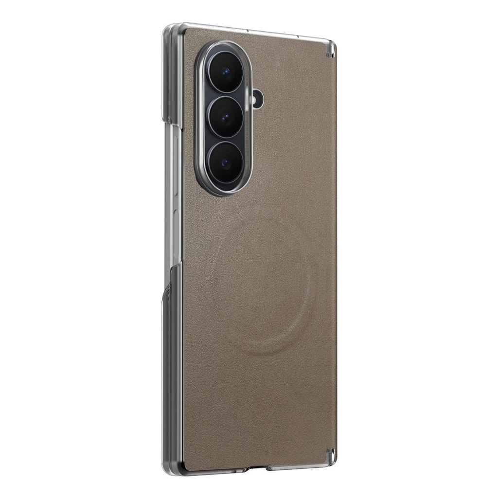 Samsung Galaxy Z Fold8 Ultra MagSafe Kuori PU-nahkaa - Beige