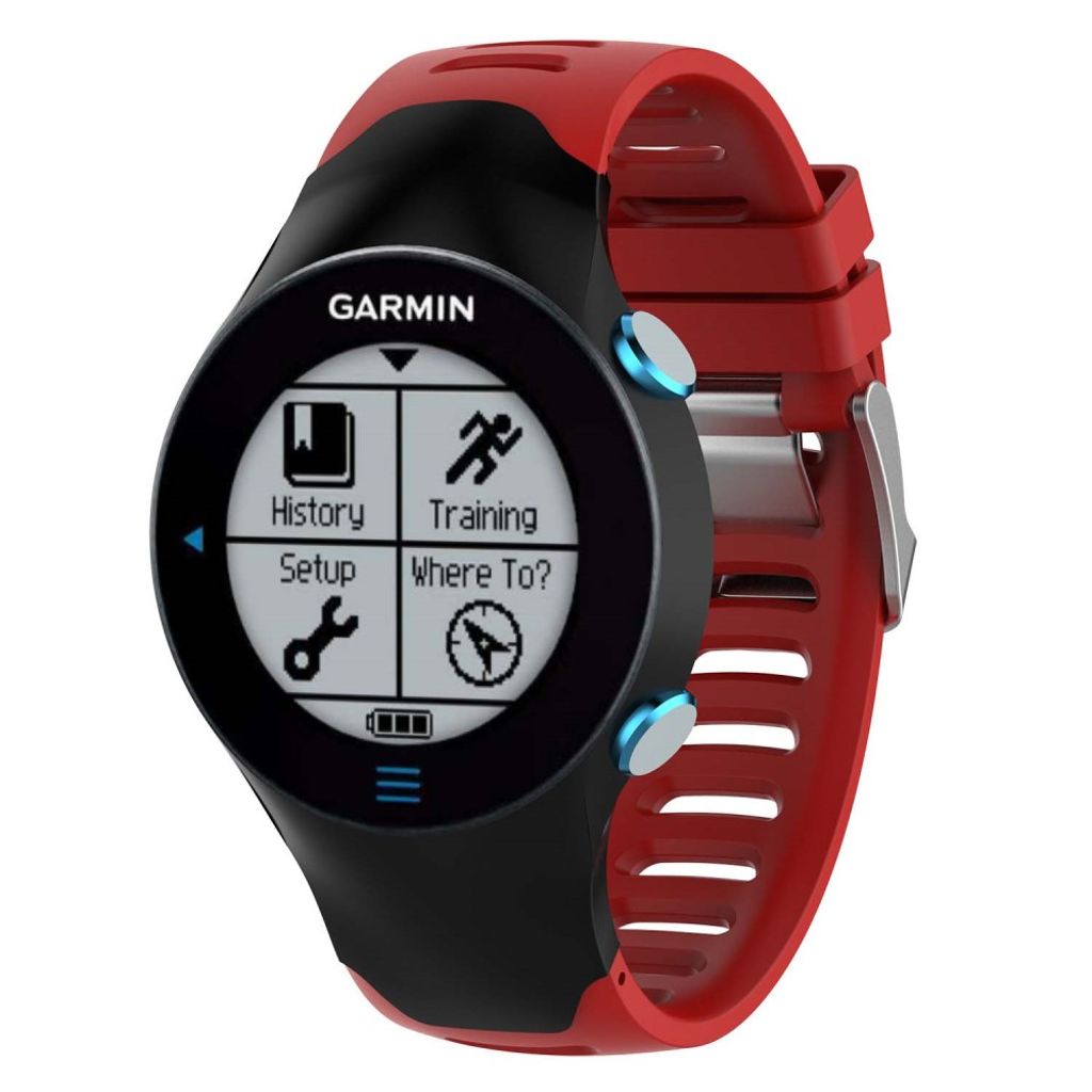 Garmin Forerunner 610 Klokkereim i silikon - rød
