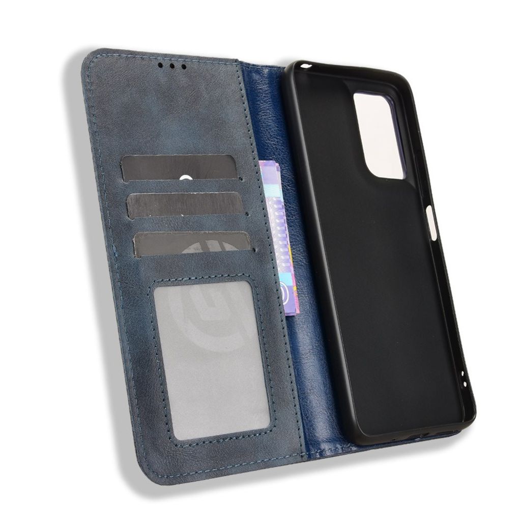 Motorola Moto G06 Power 4G / G06 4G Wallet Cover with Stand – Blue