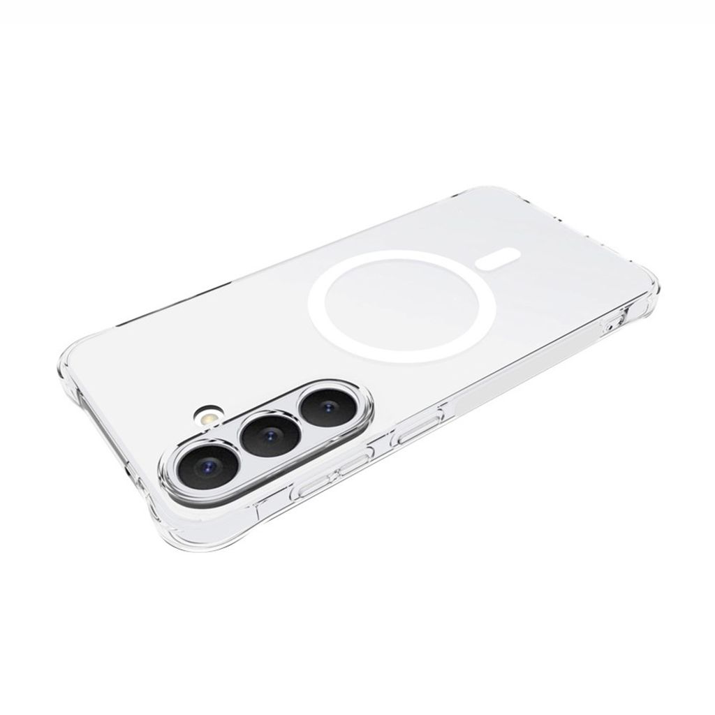 Samsung Galaxy S26 FE Case MagSafe TPU Stødsikker - Gennemsigtig