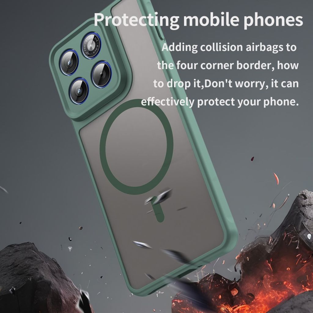 Motorola Edge 70 5G MagSafe Compatible Shock Proof Case - Green