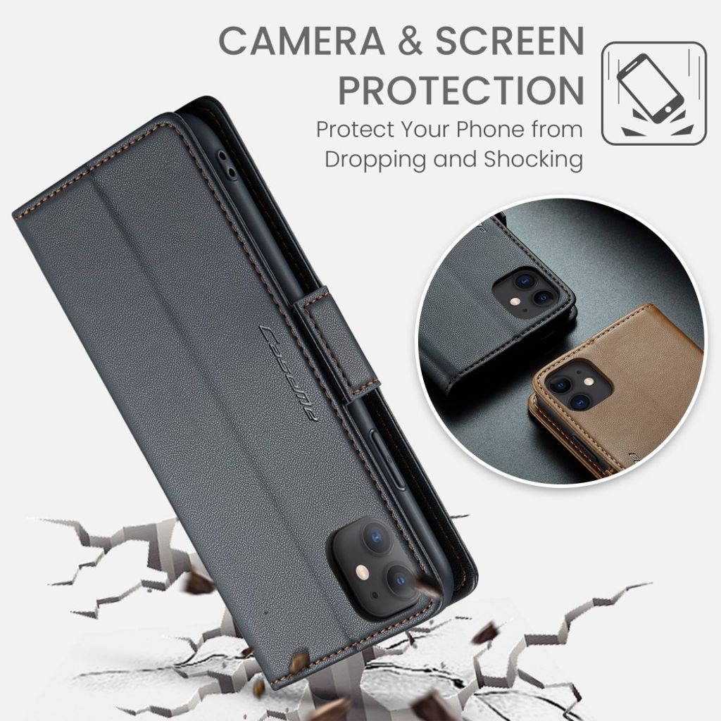 CASEME iPhone 11 Etui med Kortplads - Sort