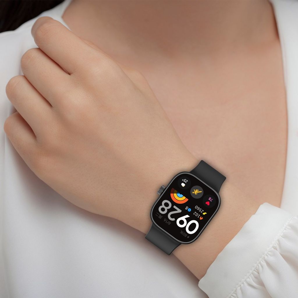 Xiaomi Smart Band 10 Pro/9 Pro/8 Pro/Redmi Watch 6/5/4 -kellonranneke – Musta