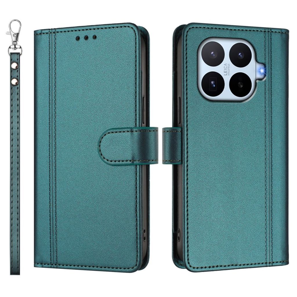 Xiaomi 17T Lompakkokotelo käsihihnalla - Tuquoise