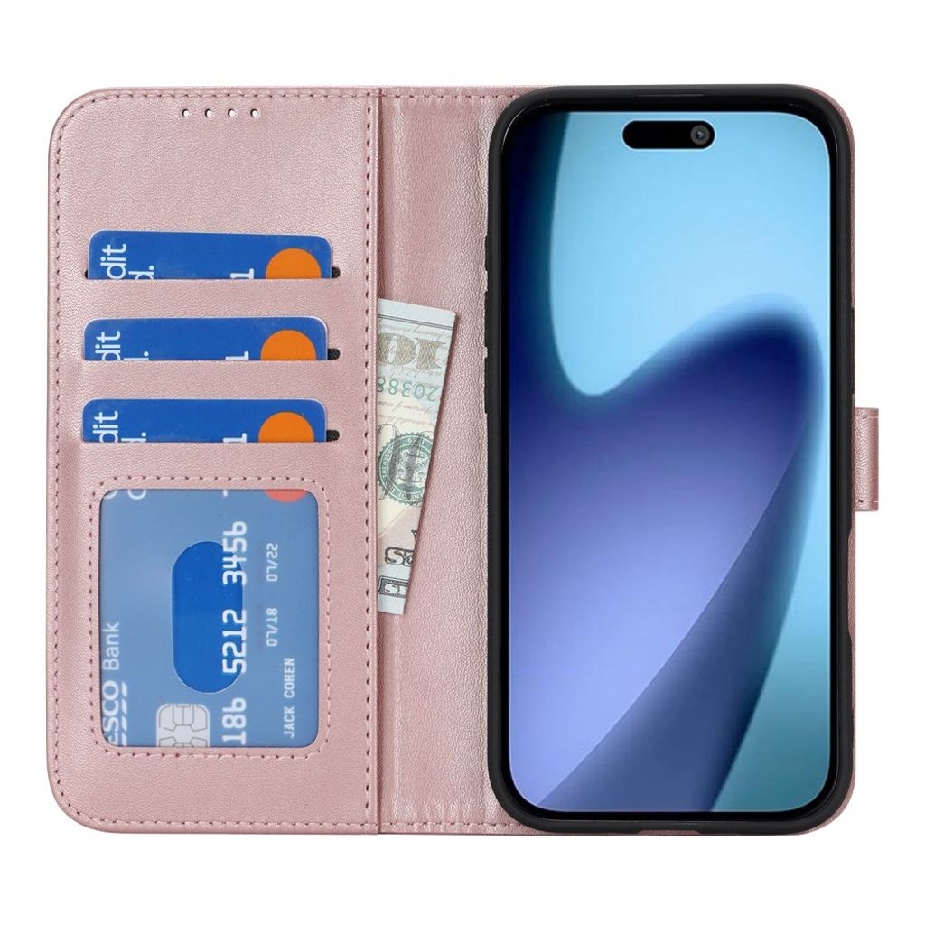 iPhone Air Kotelo jalustalla - Ruusu kultaa