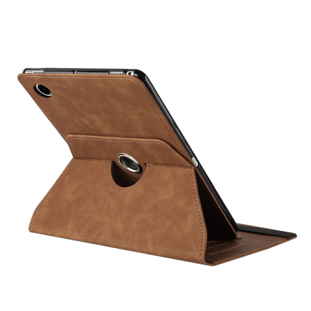 Samsung Galaxy Tab A11 / A9 Etui i PU-skinn - brun