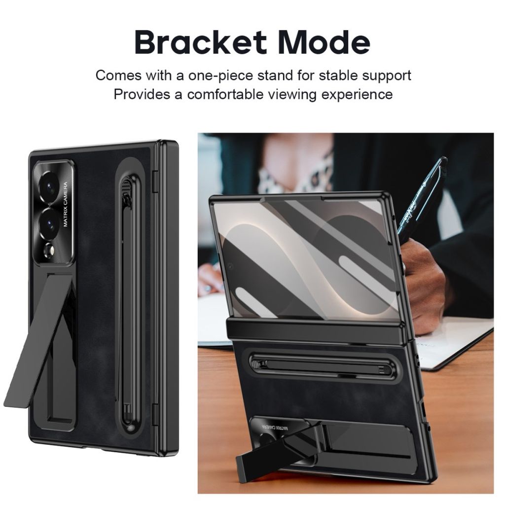 Samsung Galaxy Z Fold8 Cover med skærmbeskytter og stylus - Sort