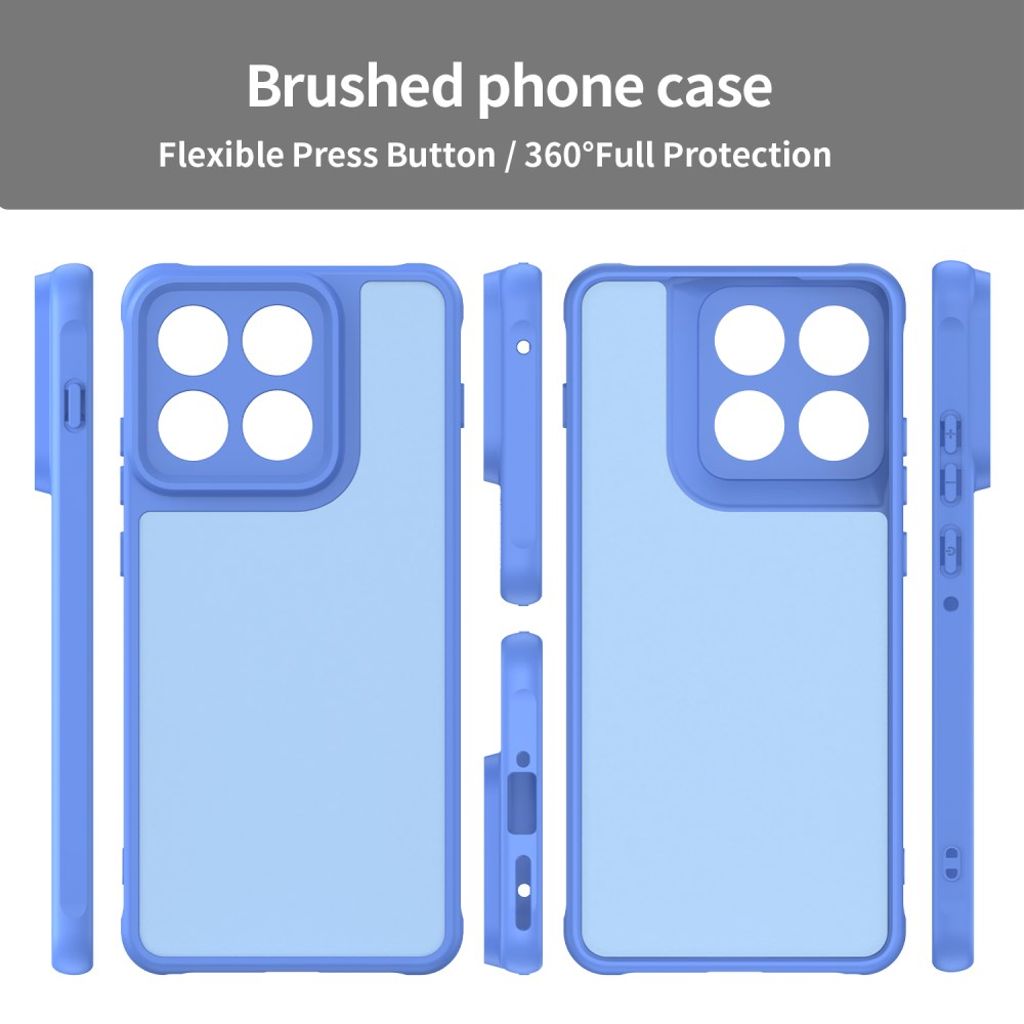 Motorola Edge 70 5G Skal Stötsäker PC/TPU – Ljusblå