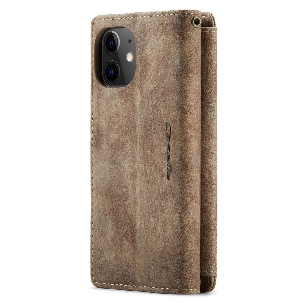 CASEME iPhone 12 Mini Cover with Stand - Brown