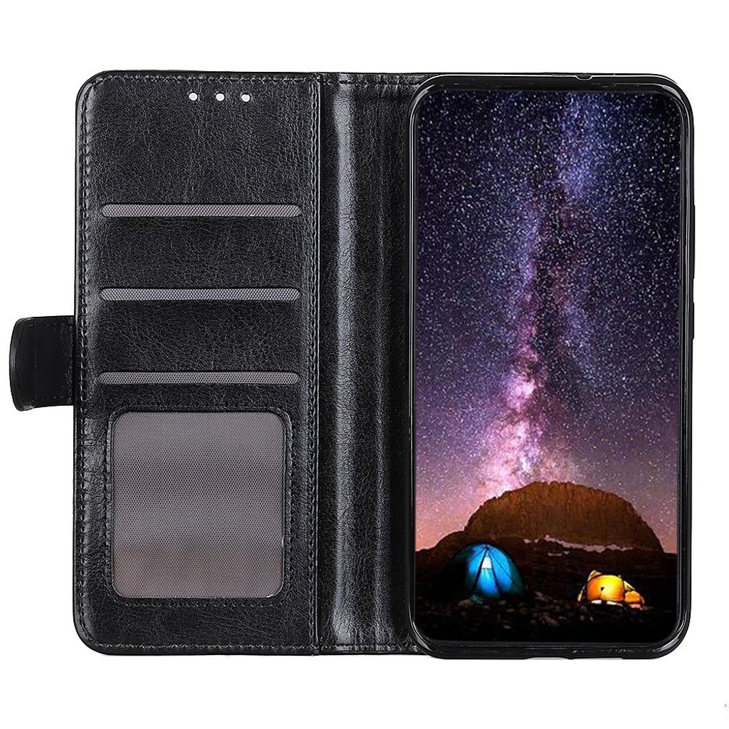 Xiaomi Poco C85x 5G/Redmi A7 Pro Plånboksfodral PU-läder - Svart