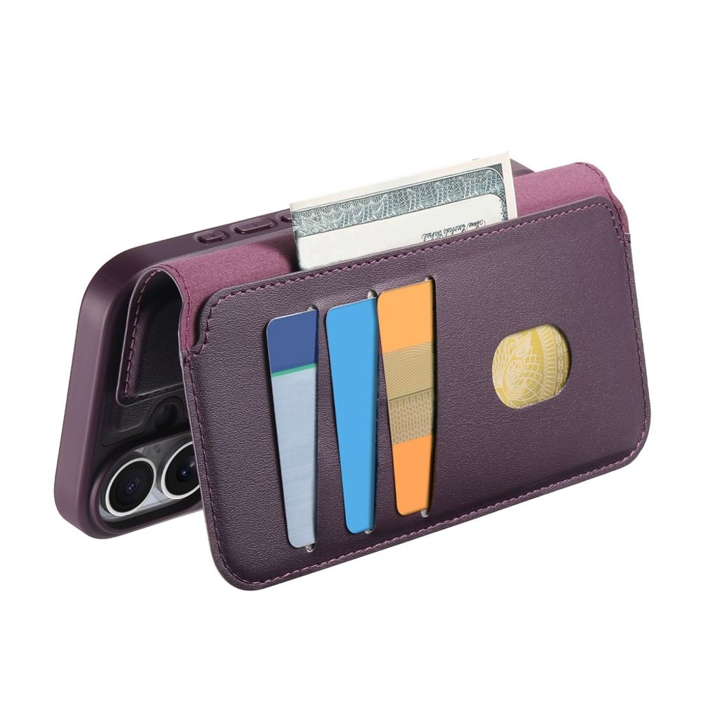 CASENEO iPhone 16 Pro Max Plånboksfodral MagSafe RFID-funktion – Lila