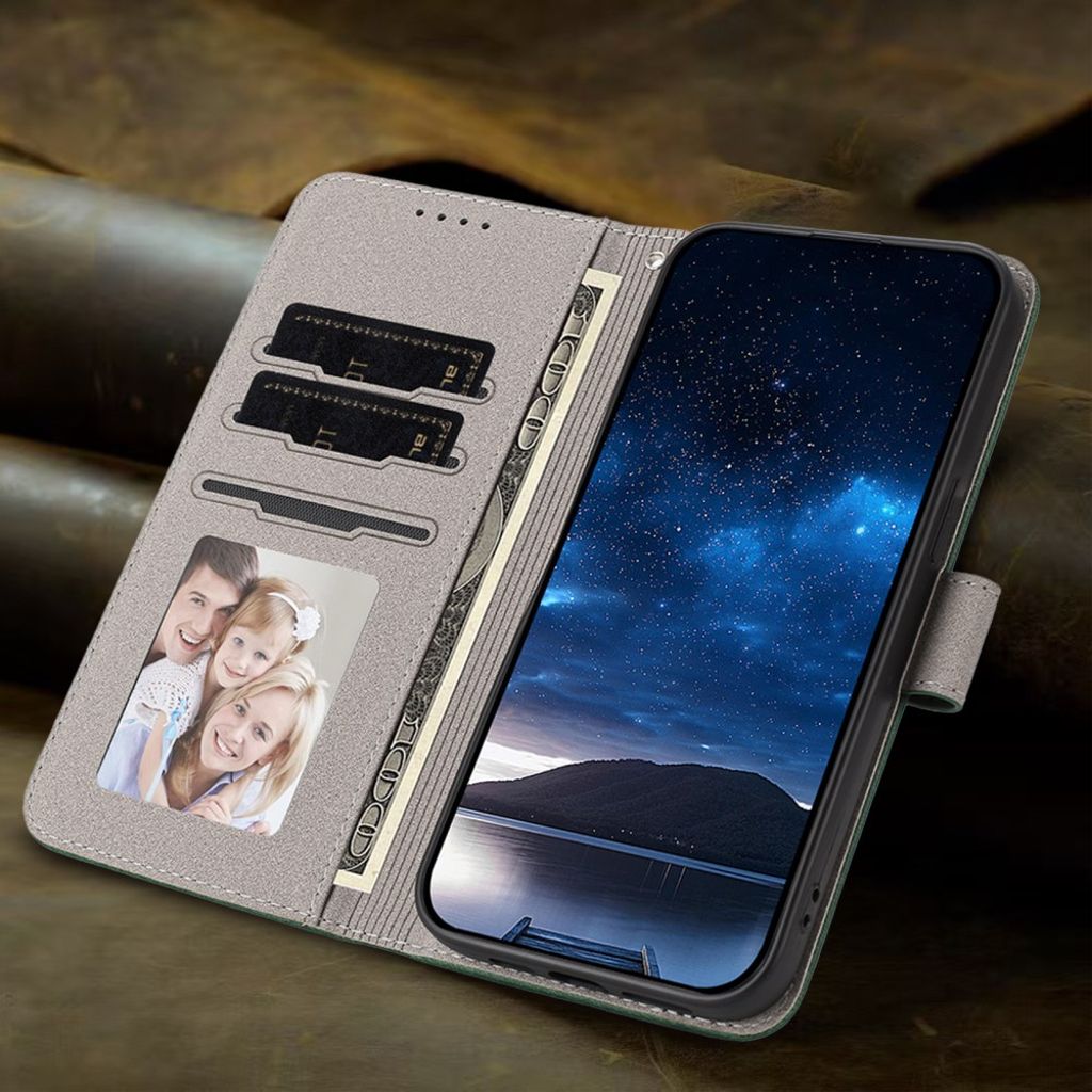 Xiaomi Redmi 15 5G Wallet Cover - Green