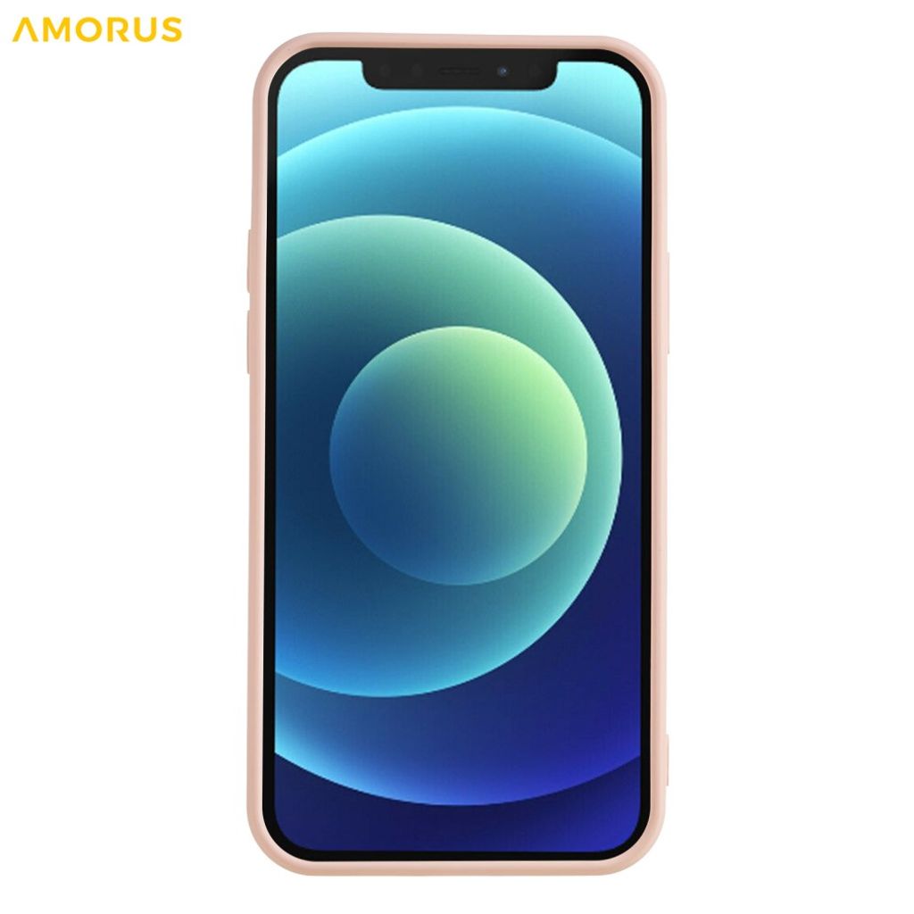 AMORUS iPhone 12 TPU Skal - Rosa