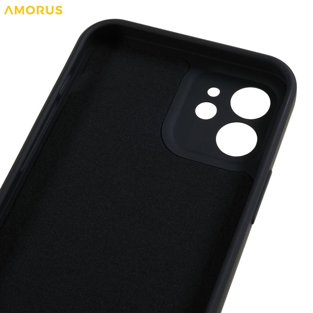 AMORUS iPhone 12 TPU Skal - Svart