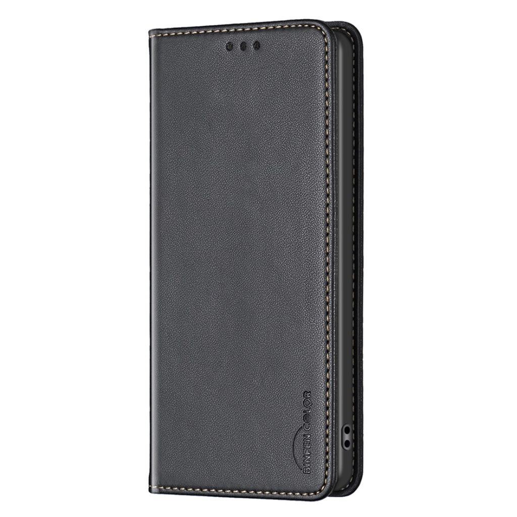BINFEN COLOR iPhone 16 Plus Wallet Cover Magnetic Closure – Black