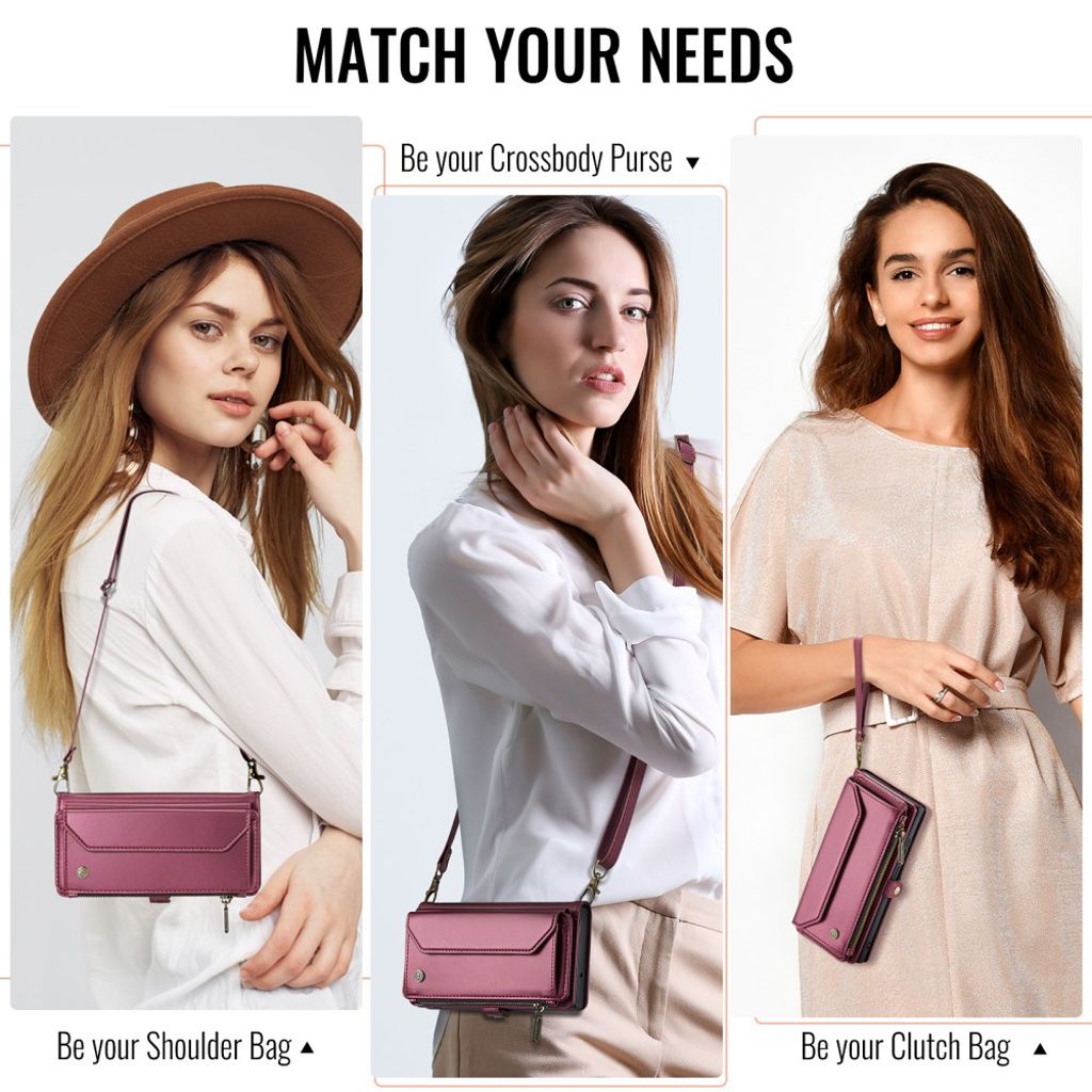 CASEME Google Pixel 10 Pro / Pixel 10 Cover with 10 Card Slots - Red