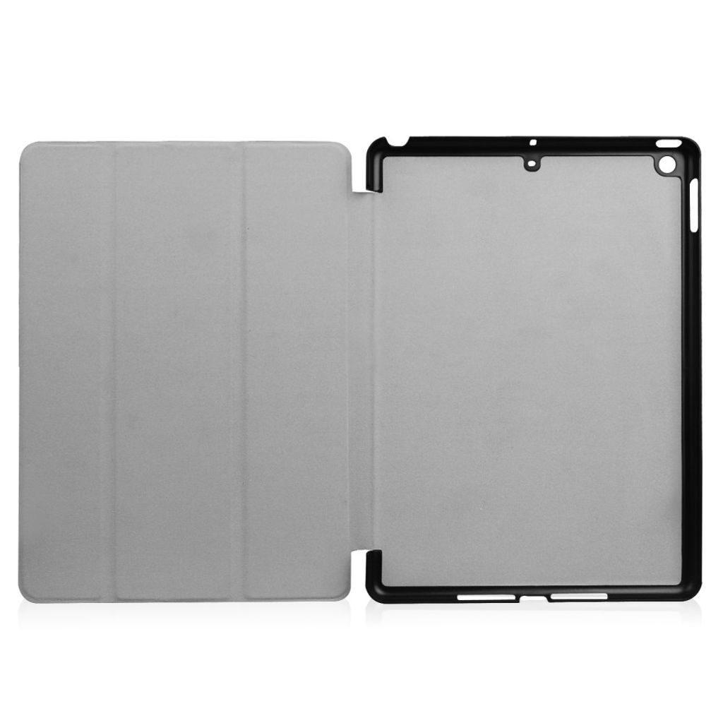 iPad 9.7" 2018/2017 Tri-Fold Fodral i PU-läder - Svart