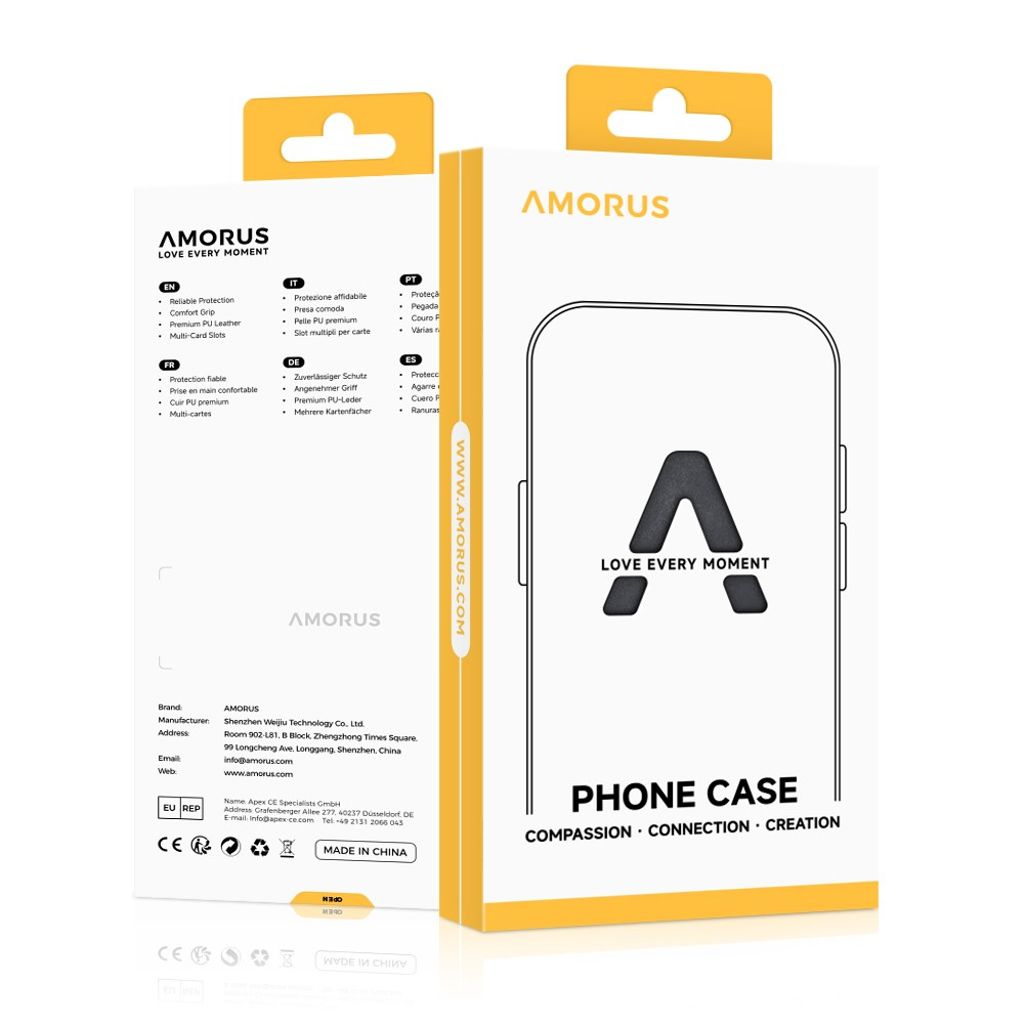 AMORUS iPhone 12 Pro Max Skal Glitter - Guld
