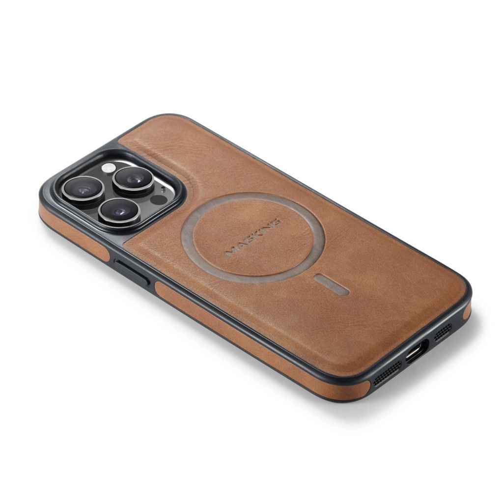 MAGKING iPhone 15 Pro Max Skal med MagSafe - Brun