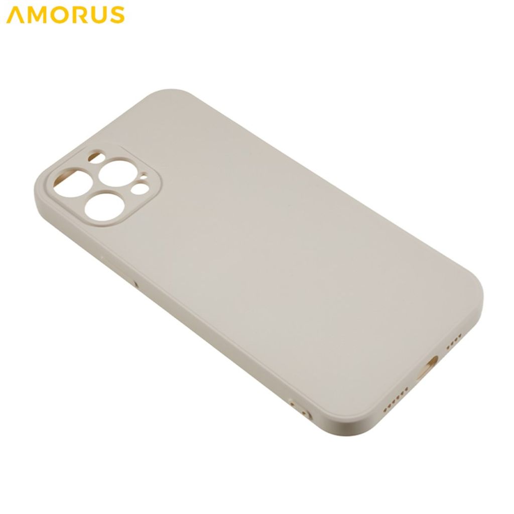 AMORUS iPhone 12 Pro Max TPU Cover - Hvid