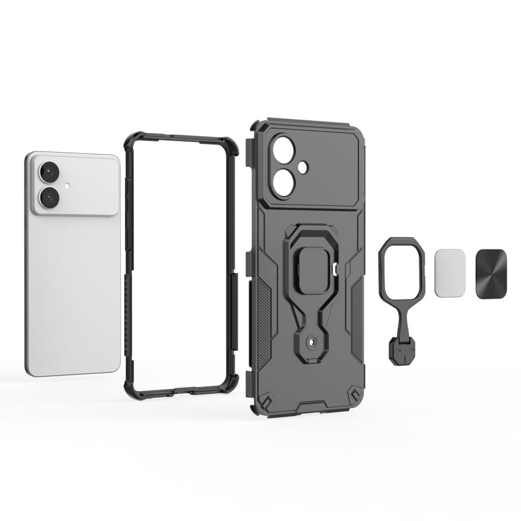 Samsung Galaxy S26 Edge Skal med Ringhållare - Lila