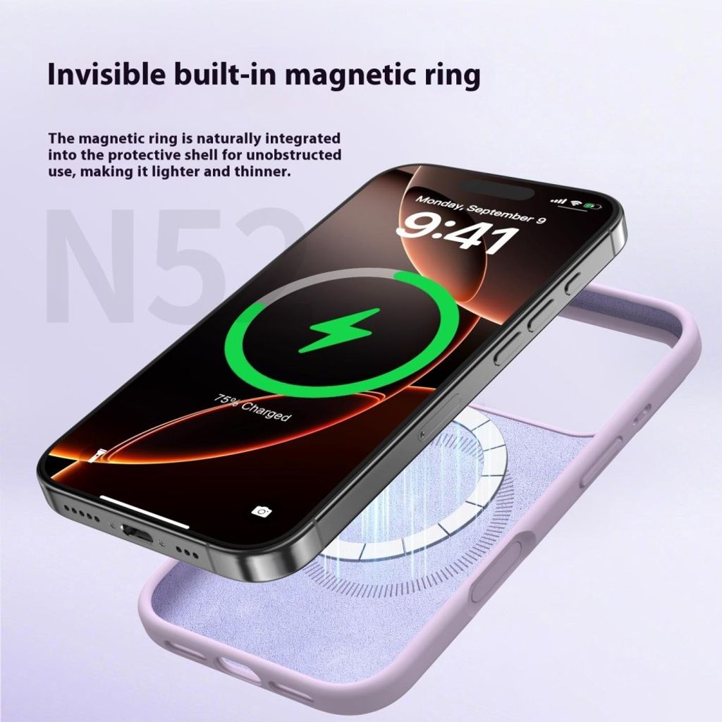 iPhone 17 Pro Max Kuori MagSafe-yhteensopiva - Antiikinvalkoinen