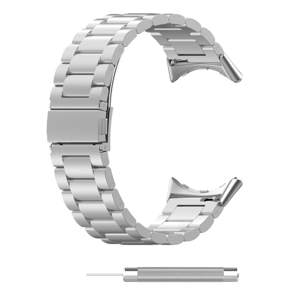 Google Pixel Watch 3 45 mm Kellonranneke Ruostumaton teräs - hopea