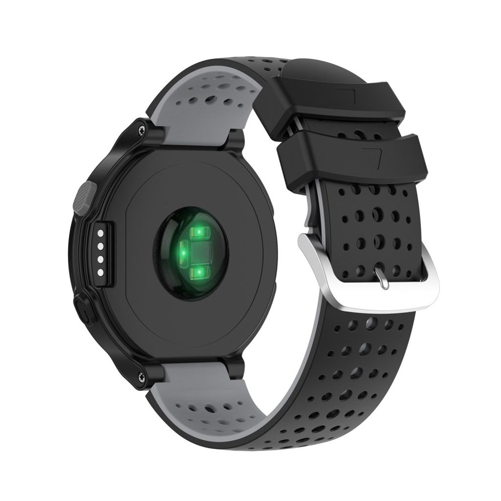 Garmin Forerunner 735XT/620/630/220/230/238 Tofarget Klokkereim - Svart/Grå