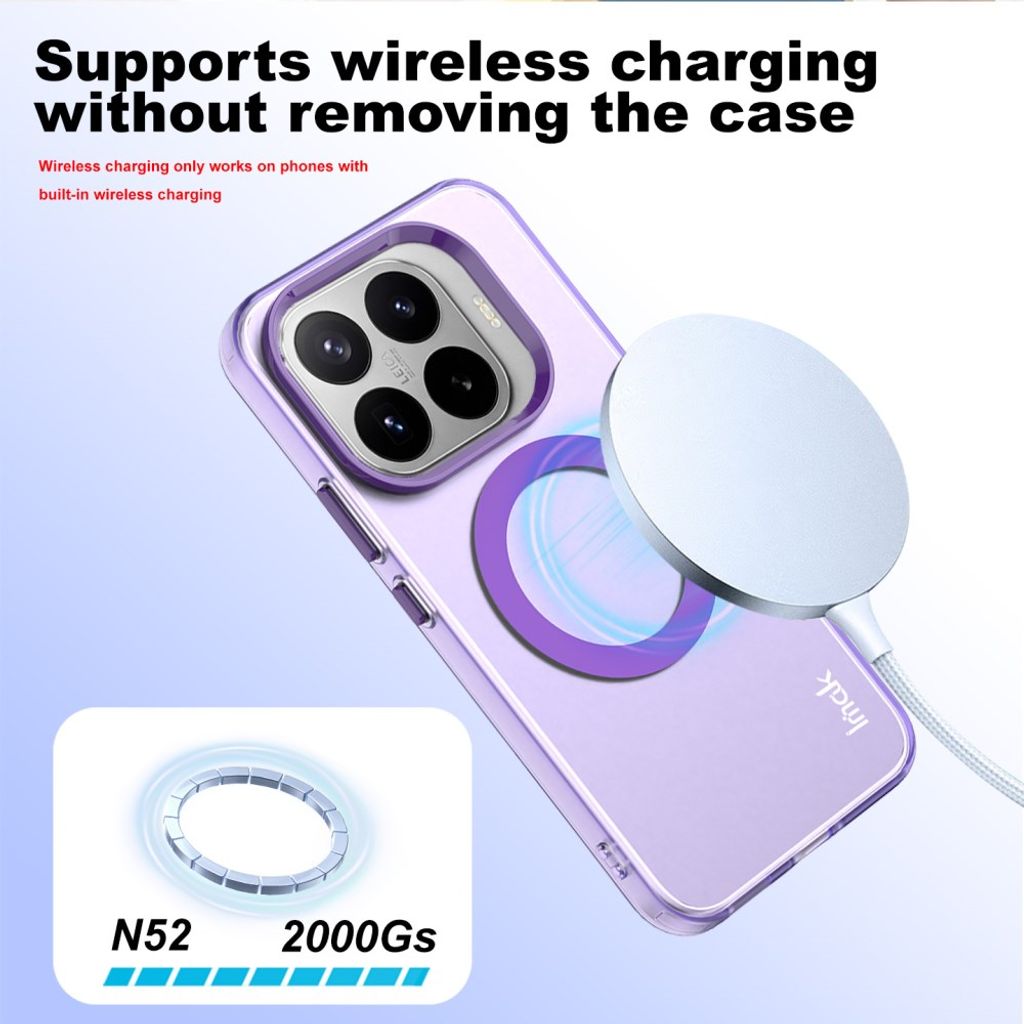 IMAK Xiaomi 17T MagSafe Deksel - Lilla
